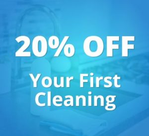 Save 20% off your first cleaning with us